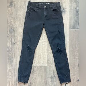 Articles Of Society Black Distressed Skinny Jeans